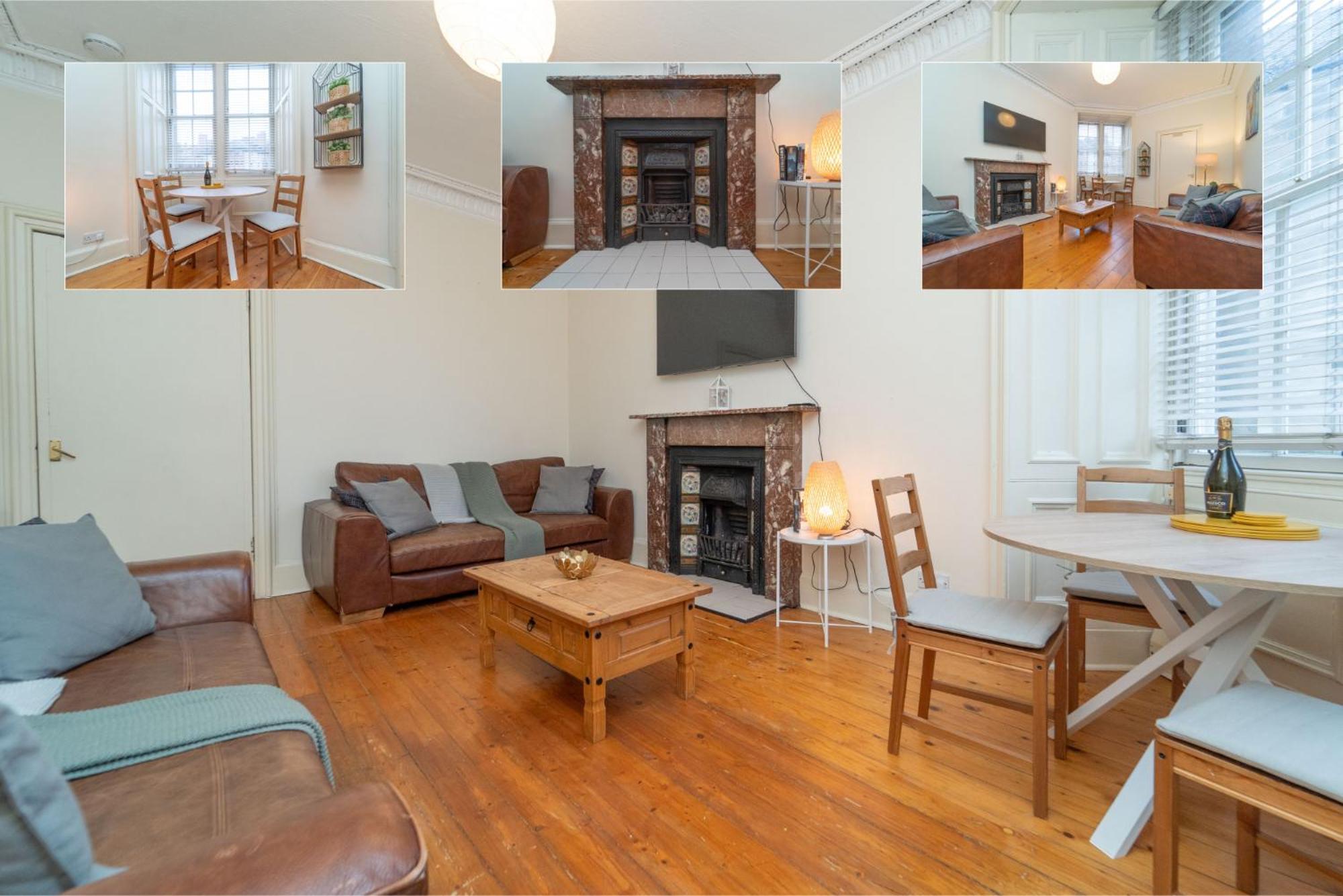 Large City Corner Apartment Edimburgo Esterno foto
